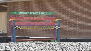 Elementary school's buddy bench encourages kindness and inclusion