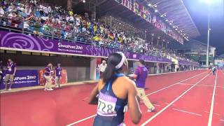 Women's 400m Final - Athletics - Singapore 2010 Youth Games