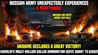 Russian Uav Depot Worth Millions of Dollars Burns Like Hell! Unbelievable Victory from Ukraine!