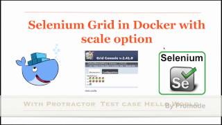 Protractor Test case in Selenium Grid in Docker