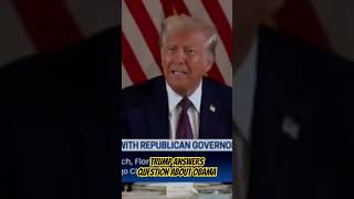 Trump \u0026 Obama has a friendly laugh at Jimmy Carters funeral - answers question about it. #trump