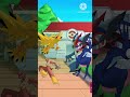 Ash Greninja Vs Legendary Pokemon's || UK LUCARIO || #shorts #pokemon #ashgreninja #anime