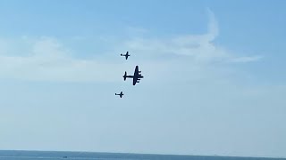 Battle of Britain Memorial Flight over Blackpool Air Show 2022!