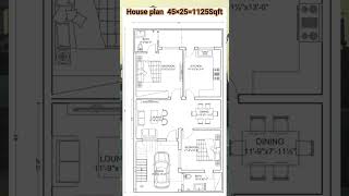 House plan in 45×25=1125Sqft|வீட்டு வரைபடம்|House Design in tamil