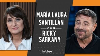 Ricky Sarkany con María Laura Santillán: 