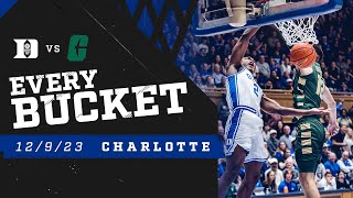 Duke 80, Charlotte 56 | Every Bucket (12-9-23)