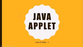 Java Applet L-1
