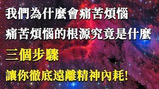 我們為什麼會痛苦煩惱，痛苦煩惱的根源究竟是什麼？三個步驟，讓你徹底遠離精神內耗！#能量#業力#宇宙#精神#提升 #靈魂 #財富 #認知覺醒