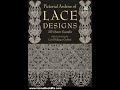 home book review pictorial archive of lace designs 325 historic examples dover pictorial archi...