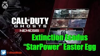 (COD Ghost Nemesis) Extinction "EXODUS" EASTER EGG! - STAR POWER