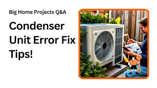 Fix Condenser Unit Error Codes Fast and Easy Tips