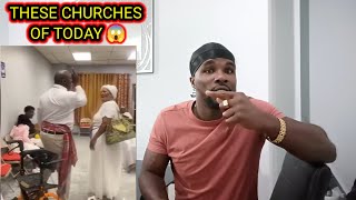 PASTOR AND CHURCH SISTER BUSS BIG F!GHT INNA CHURCH OVER OFFERING MONEY 😱🫢