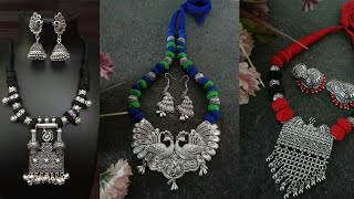 Latest Navratri Special Oxidised Necklace design Collection 2||Navratri Festival silver jewellery