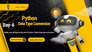 Day 6: Data Type Conversion in Python | Python for Beginners