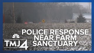 Large police response in Union Grove in Racine County