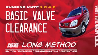 VALVE CLEARANCE TUTORIAL