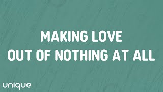 Air Supply - Making Love Out of Nothing at All (Lyrics)