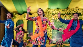 Bangladeshi Holud Night Dance || Kiya Kiya x Jhoom Barabar x Laage Ura Dhura || Samir Choreography