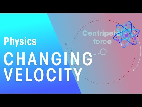 What are the 3 ways velocity can change?