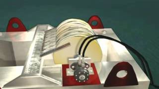 how floating drum oil skimmer works.mpg