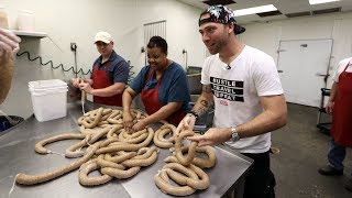 HOW CAJUN BOUDIN IS MADE | New Iberia, Louisiana