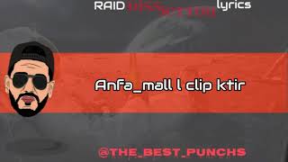 RAID - DISS JETO [ LYRICS _ كلمات ]