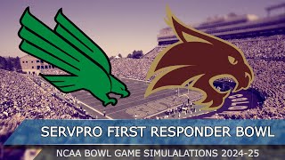 North Texas vs Texas State - SERVPRO First Responder's Bowl Full Game (College Football 25 Sim)