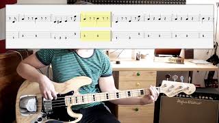 The Temptations - My Girl (bass cover with tabs in video)