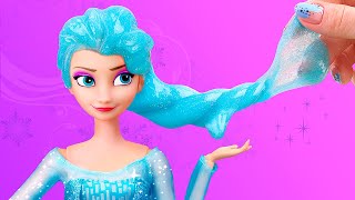 Beauty Salon for Disney Princesses / 10 Dolls DIYs