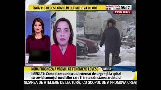 Prognoza meteo pentru următoarea perioadă. Unde va continua să ningă