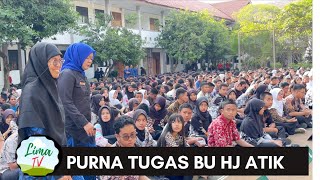 Sambutan purna tugas Bu Hj Atik ke Siswa SMAN 5 Kota Tangerang