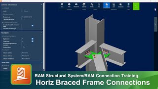 Designing Connections for Horizontal Braced Frames #RSS #RAM Connection