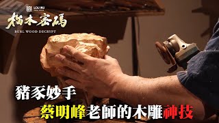 【榴木密碼】豬豕妙手 蔡明峰老師的木雕神技   #蔡明峰