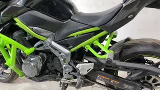 Kawasaki Z900 2017-2019 защитная клетка, сабкейдж, колёсные пеги