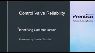 Control Valve Reliability Training