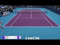 crazy comeback😱 laura pigossi vs katarzyna kawa r1 wta 125 cancun open 2025