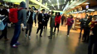 [fancam] 120315 Sistar,IU and MBLAQ at the airport ^^