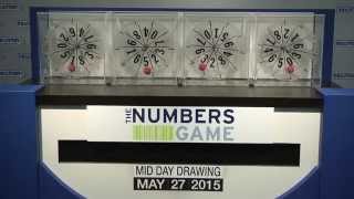 Midday Number Game Drawing: Wednesday, May 27, 2015