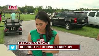 Missing Sheriff's Office K9 located safely in Manatee County