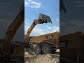 liebherr 946 im ladespiel mit cat 730 💪 liebherr caterpillar equipment construction excavator