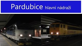 Noční vlaky - Pardubice hlavní nádraží - 2015