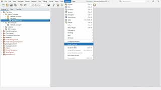 How to reset default Windows layout settings in Netbeans
