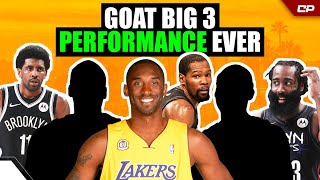 GOAT Big 3 Performance Ever (Kobe Edition W/O Shaq) | Clutch #Shorts