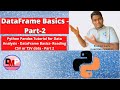 Python Pandas Tutorial for Data Analysis - DataFrame Basics- Reading CSV or TSV data - Part 2