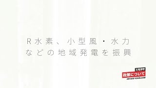 【08】「R水素、小型風・水力などの地域発電を振興」三宅洋平（東京選挙区・無所属） 政策を語る