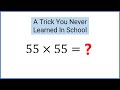 How to square numbers ending in 5