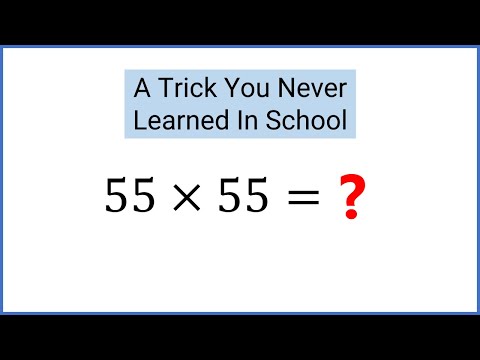 GENIUS Math Trick: Square a Number Ending in 5 In Your Head GENIUS Math Trick: Square a Number Ending in 5 In Your Head
