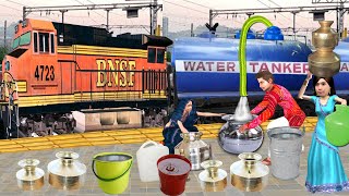 Summer Water Crisis Train Water Tanker Hindi Kahaniya Moral Stories Water Proble