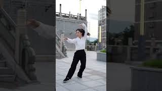 黃麗萍：劍未出鞘，意已先至#kungfu #shorts