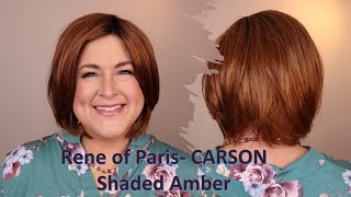 Rene of Paris CARSON in the color Shaded Amber- NEW WIG FOR 2022 and NEW COLOR!!